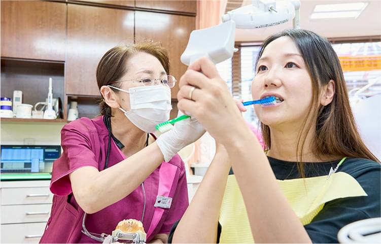 3つの独自メソッドで歯周病から歯を守ります